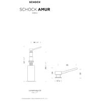 Dozirnik tekočega mila SCHOCK AMUR 629014 chrom
